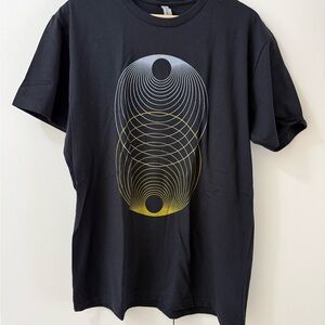 Black Geometric Design Tee